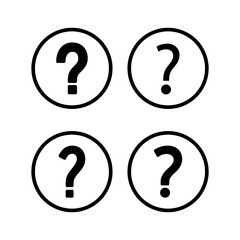 Question icon vector illustration. question mark sign and symbol