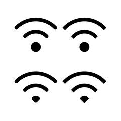 Wifi icon vector illustration. signal sign and symbol. Wireless  icon
