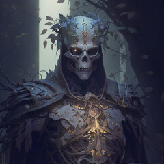 Digital picture of undead knight