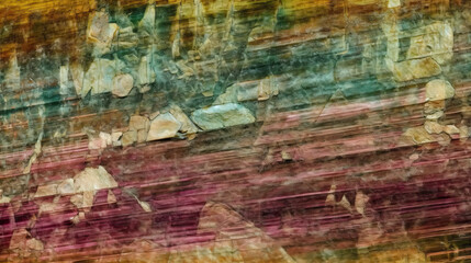 Acid Stained Weathered Tourmaline Texture Background - generative ai