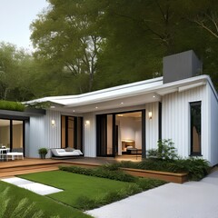 Bungalow house14, Generative AI