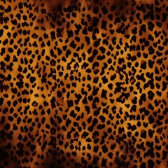 Fototapeta na wymiar Bold Leopard Print Background for Fashion and Home Decor.