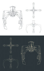 Jaw gripper blueprints