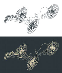 Recumbent bike blueprints