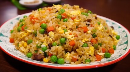 Get a taste of China with Yang Chow Fried Rice - A colorful and delicious dish that's perfect for any meal