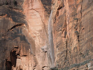 Emerald pools in Zion Canyon