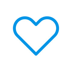 Blue heart icon