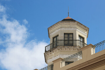 arquitetura antiga no centro da cidade de Montevideo