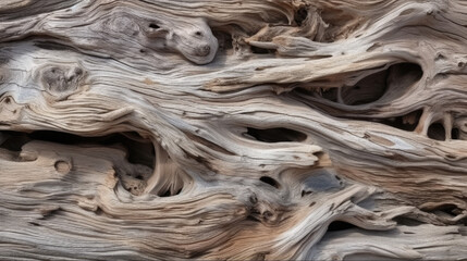 Afzelia Wood Driftwood Texture Background - generative ai