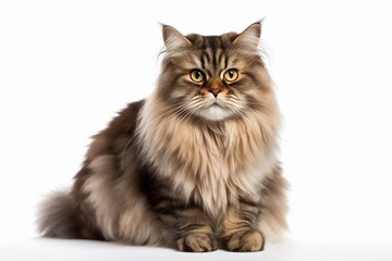 british cat isolated on white