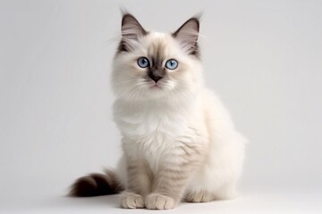 Obraz na płótnie Canvas british kitten isolated on white
