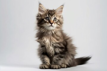 Obraz premium british kitten isolated on white