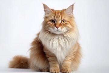 Obraz premium brown british kitten isolated on white