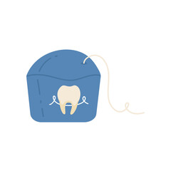 hygiene dental floss icon