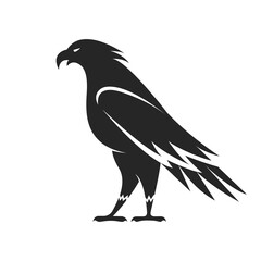Fototapeta premium An eagle design isolated on transparent background. Birds. Wild Animals.