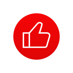 like and dislike youtube buttons template transparent design