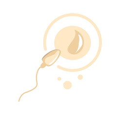 Sperm vector icon