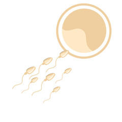Sperm vector icon