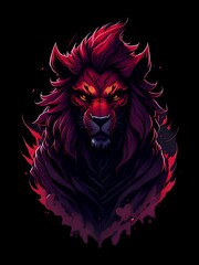 Obraz premium Brave Lion (Profile)