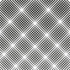 Black and white tiled texture with short strokes