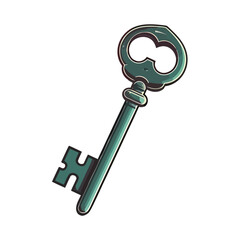 old classic key icon