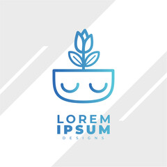 Gradien brain logo templates. smart brain logo design for company 