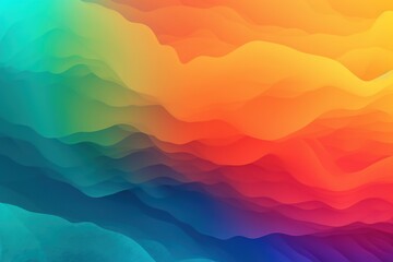 Colorful Background Landscape - Generative AI