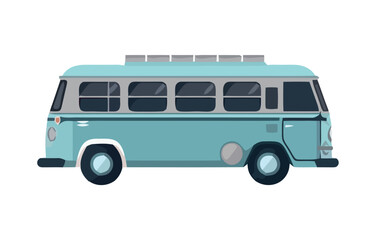 Driving adventure van tour of summer vacation