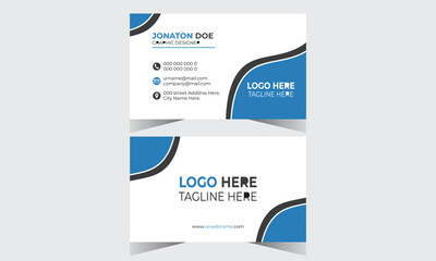 Creative and modern business card template Minimal Individual Business Card Layout Modern Business Card - Creative and Clean Business Card Template.