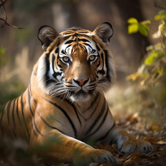 Naklejka na ściany i meble tiger in the wild