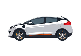 side view sports car