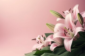 Close-up of blooming lilies