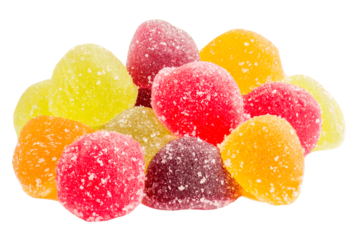 Colorful fruit jelly 