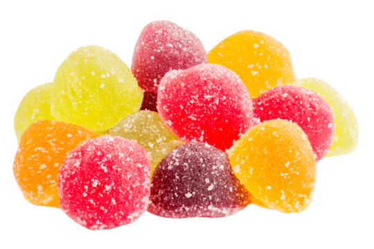 Colorful fruit jelly 