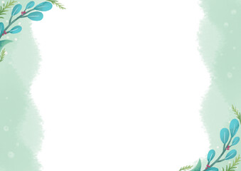 frame with brunch background