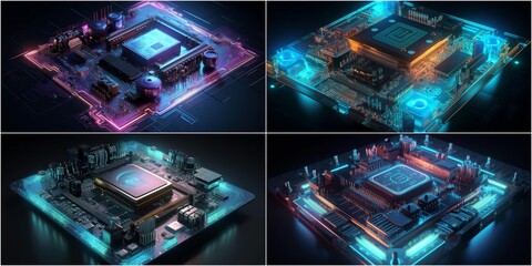 Create striking and professional renderings of computer motherboards Featuring a unique isometric view for a clean and modern look Ideal for showcasing your technical knowledge