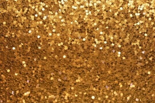 Luxury gold glitter texture background for graphic design resource created with Generative AI