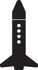 Obraz premium Rocket vector icon