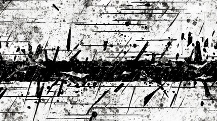 grunge texture in black and white, Generative AI