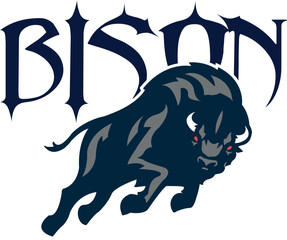 A digital image file of a bison