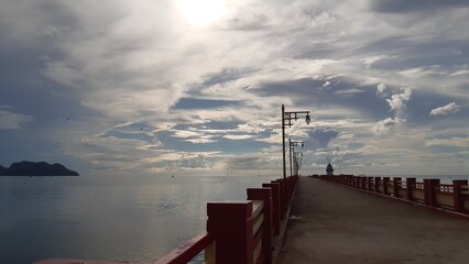 pier in the sea