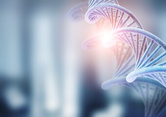 Innovative DNA structure technologies, medicine concept