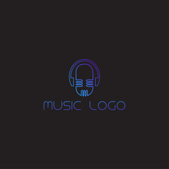 I will design music logo for you