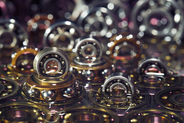 Lubricating oil. Ball bearing.