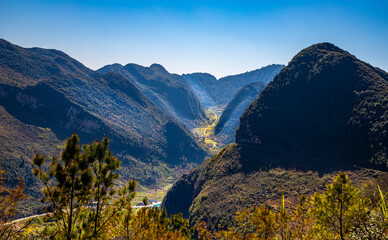 Dong Van geological rock plateau, Ha Giang province, Vietnam