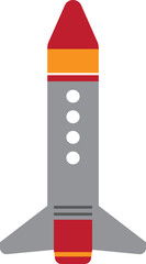 Rocket vector icon