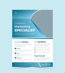 Abstract business flyer template
Business flyer template