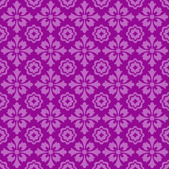 Damask seamless pattern for design vector Illustration.