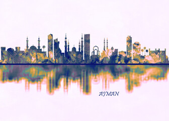 Fototapeta premium Ajman Skyline