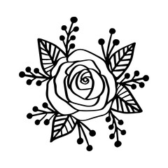 Rose svg, Flower svg, Rose Flower svg, Red Rose svg, Rose clipart svg, Flower Vectors, popular, Cut Files, Cricut, Silhouette, Svg Files for Cricut